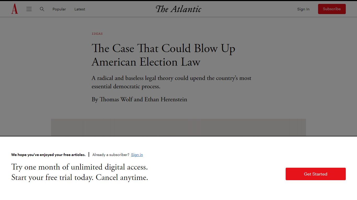 The Case That Could Blow Up American Election Law - The Atlantic
